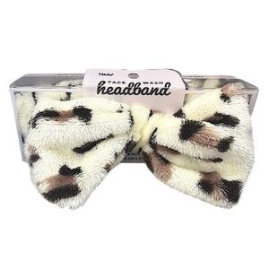 Face Wash Headband, Cheetah Print — Lindo